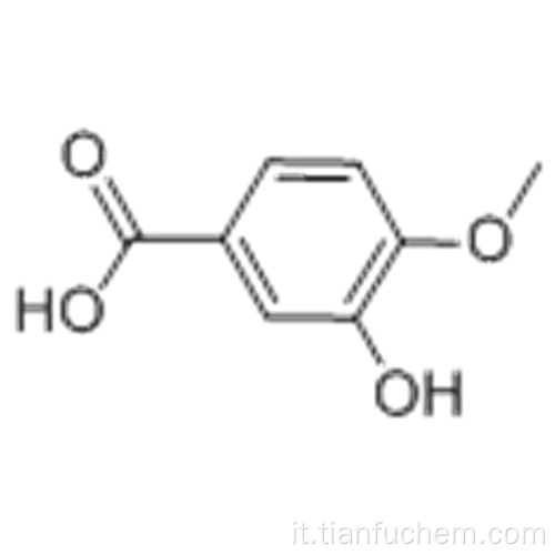 Benzoicacido, 3-idrossi-4-metossi CAS 645-08-9